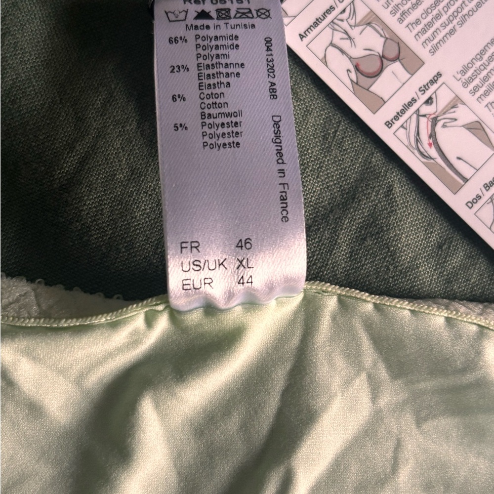 Empreinte Cassiopee bra/panty set, 38F/XL - Picture 5 of 6